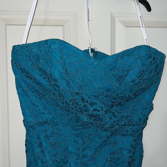 David’s bridal bridesmaid oasis blue - Picture 4 of 5